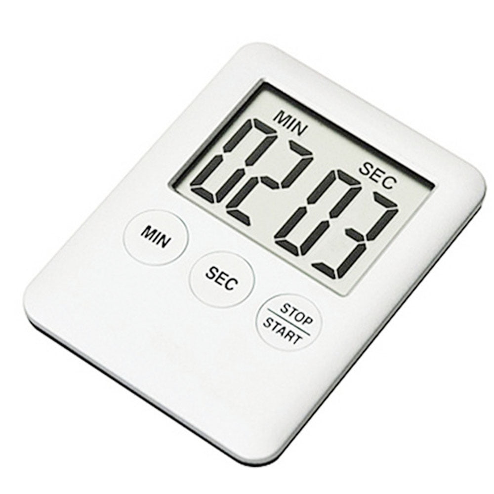 3 Button Digital LCD Kitchen Cooking Timer Count-Down Up Clock Alarm ...