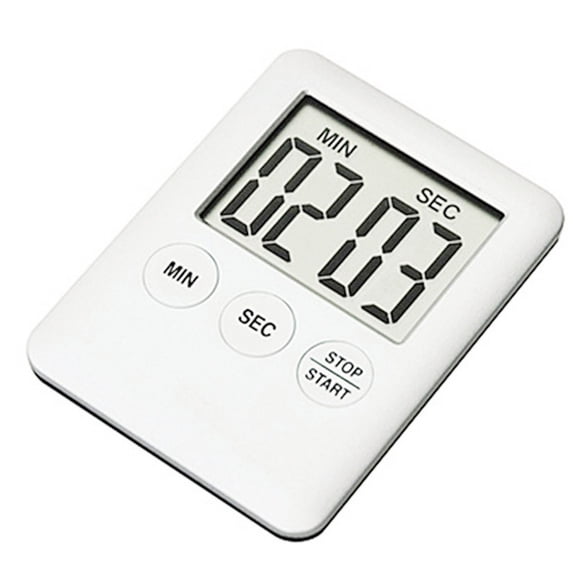 3 Button Digital LCD Kitchen Cooking Timer Count-Down Up Clock Alarm Magnetic Reminder