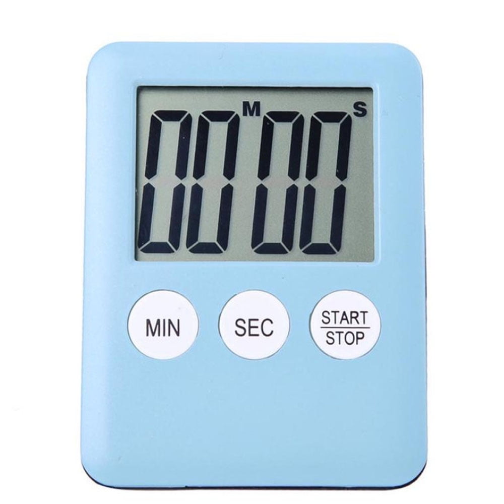 3 Button Digital LCD Kitchen Cooking Timer Count-Down Up Clock Alarm ...