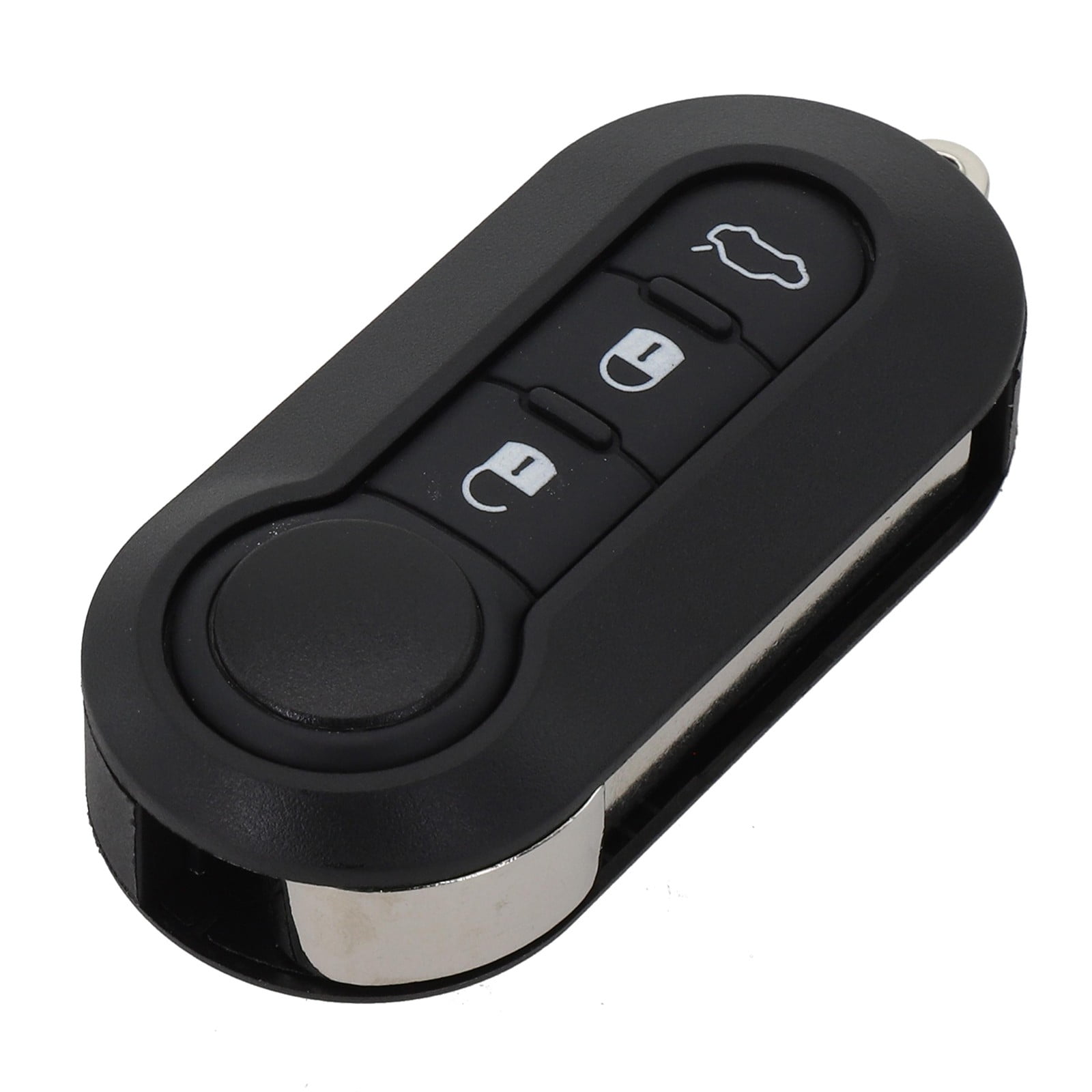 Panda Remote 3 Button Flip Key Case Shell Cover For Fiat 500 For Punto For Panda ...
