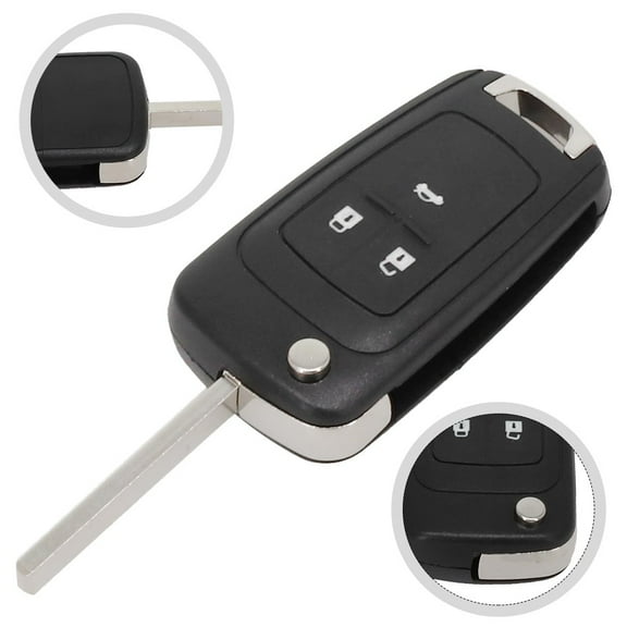 3 Button Flip Remote Key Shell Case for Vauxhall for OPEL Astra Insignia for Vectra Corsa Zafira Uncut Blank Key Cover Replacement No Electronics Firm Material Easy DIY Fit
