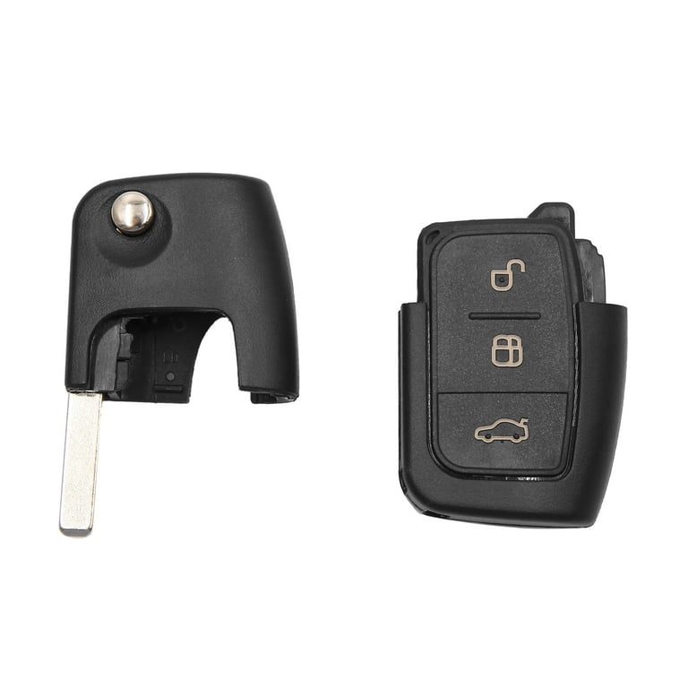 3 Button Flip Uncut Key Fob Remote Case Shell Replacement for Ford Focus 