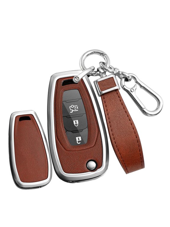 3 Button Folding Key Shell Protector for Chevy Cruze Trailblazer Trax Spark Sonic with Keychain