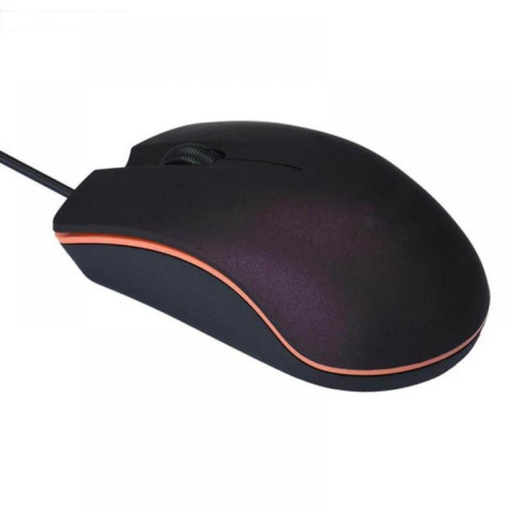 3-Button Quiet Wired Mouse, 1000DPI Optical Mouse, Quiet Button ...