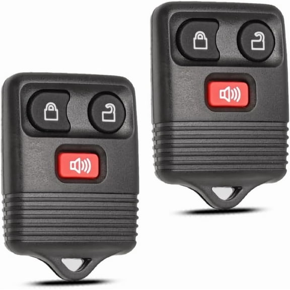 3 Button Replacement Keyless Entry Key Fob CWTWB1U345, Compatible with F150, F250, F350, Explorer, Expedition, Ranger, Escape, Edge, E150, Freestar (1998-2016), Lincoln Navigator and model
