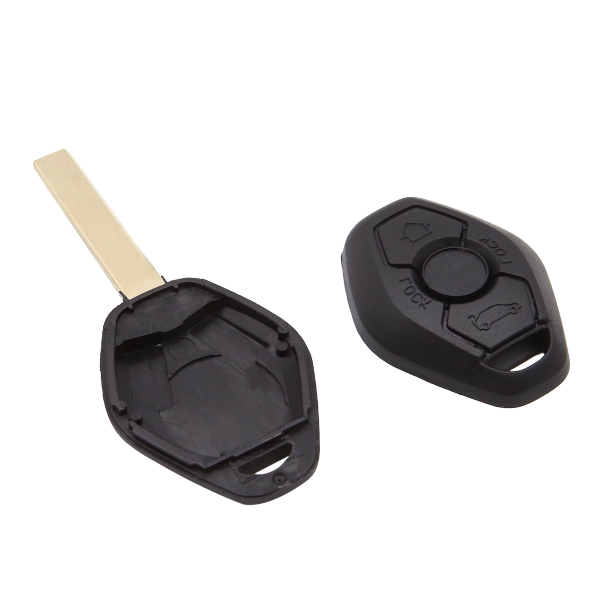 2/3 Bouton Télécommande Clé Coque Fit Pour Bmw E31 E32 E34 E36 E38 E39 E46  Z3 Z4 Case Fob 3 Btn Uncut Key Fob Case