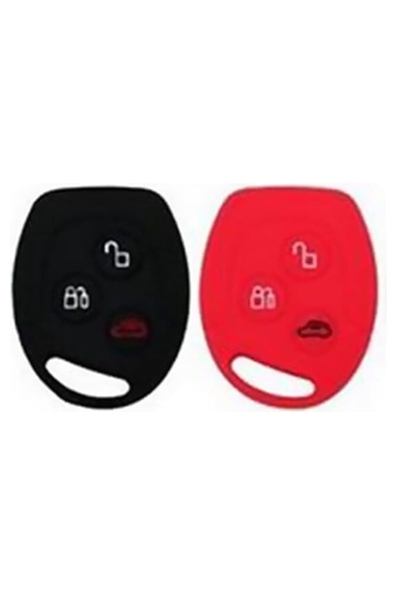 3 Buttons Key Caps Key Covers Scratch Resistant Key Case Deform Resistant Key Case Car Key Cover