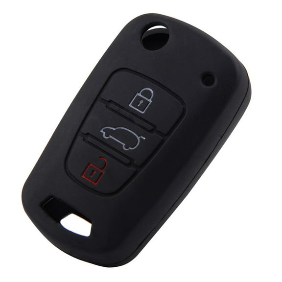 3 Buttons Silicone Car Key Cover Case For Kia Rio K2 For Hyundai I20 Car Remote Control Key Protection Shell Fob