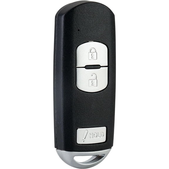 3-Buttons Smart Keyless Entry Remote Car Key Fob Replacement for Mazdaa Compatible with 2017 - 2018  CX3 2013 - 2016 - CX5(Without Hatch) WAZSKE13D01 (1)