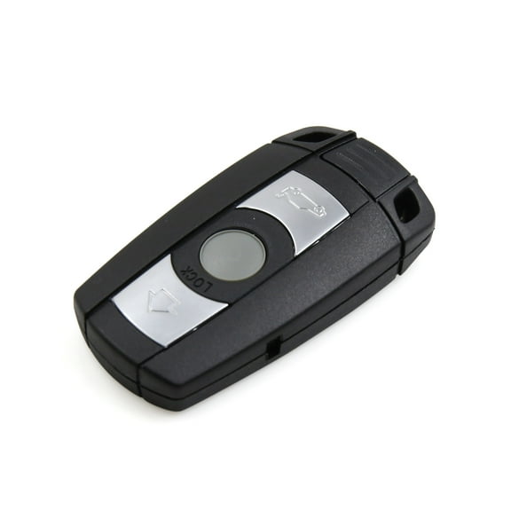 3 Buttons Uncut Key Remote Shell Black Replacement KR55WK49127 for BMW 5 Series