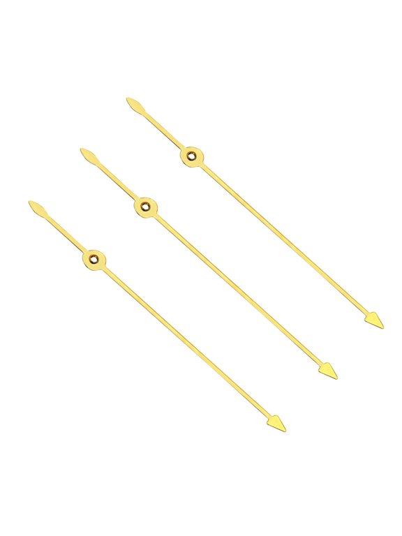 3 CENTRE SECOND WATCH HANDS, Gold, Compatible With ROLEX DAYTONA 4030-4130 16518 16520 16519 GOLD