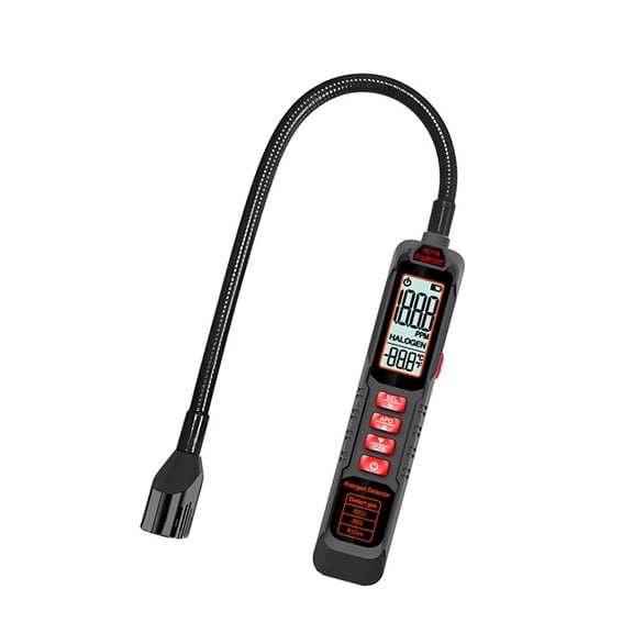 3. CFCs HCFCs eak Detector for HVAC/AC, 0-1000PPM Sniffer with Alarm & Light Leak Tester