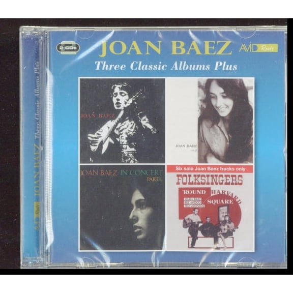 3 CLASSIC ALBUMS PLUS (JOAN BAEZ / JOAN BAEZ VOL 2 / IN CONCERT - PART 1)