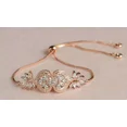 thumbnail image 1 of 3 CT Round Cut White Moissanite Tennis Bracelet 14k Rose Gold Plated, 1 of 3