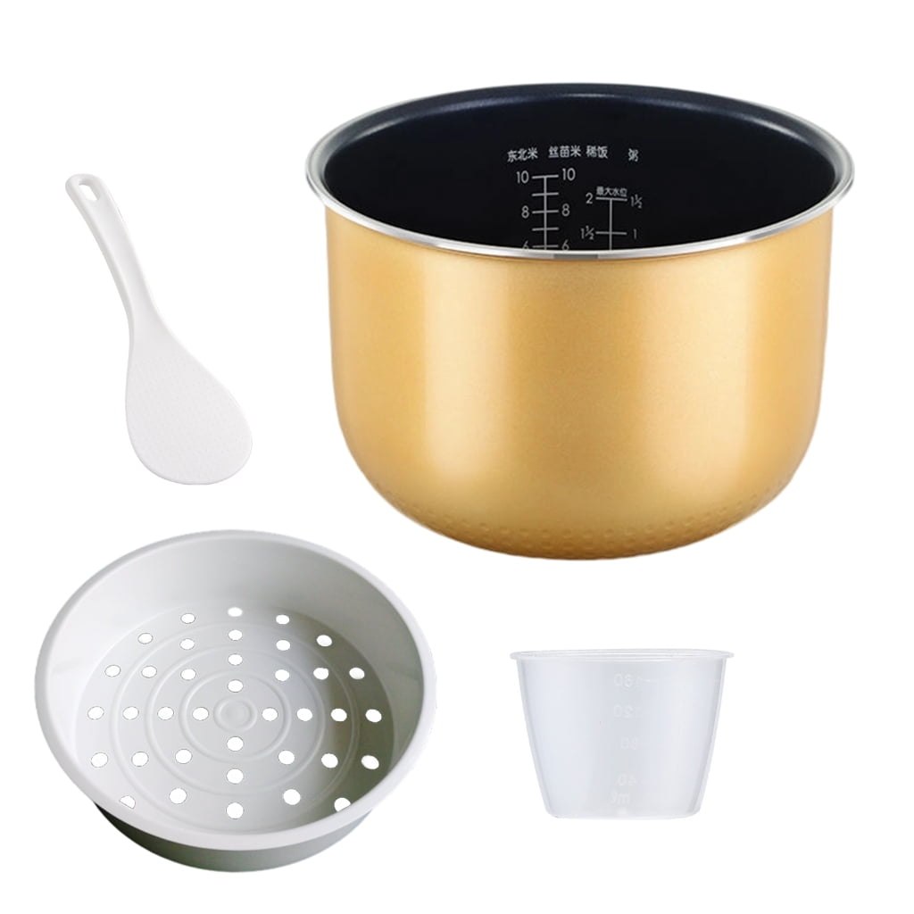 3 Capacity Nonstick Rice Pot Replacement for Most Cookers Even Heat Technology