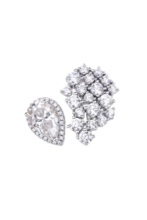 3 Carat Adjustable Moissanite Rings for Women D Color VVS1 925 Sterling Silver Pear/Round Cut Moissanite Engagement Rings Lab Created Diamond Rings Simulated Diamond Ring