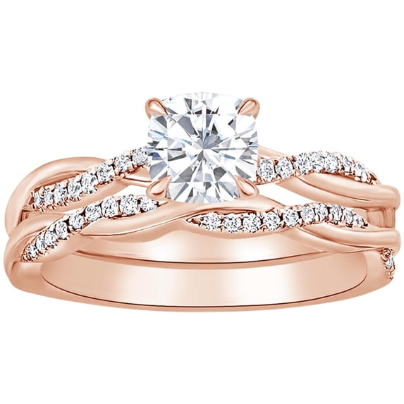 Color Check Lab 3 Carat Cushion LAB GROWN Gemstone and LAB GROWN Diamond Wedding Bridal ...