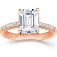 thumbnail image 1 of 3 Carat  Cut Engagement Rings for Women 925 Sterling  Cubic Zirconia CZ Promise Rings Gifts for Her Sz 4-13, 1 of 6