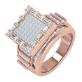 thumbnail image 1 of 3 Carat Diamond Engagement Ring Band in 14K Rose Gold (Ring Size 10.5), 1 of 5