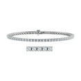 thumbnail image 1 of 3 Carat Diamond Tennis Bracelet in 14K White Gold (7 Inch) - IGI Certified (SI1-SI2 Clarity), 1 of 3