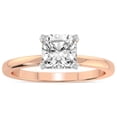 thumbnail image 1 of IGI Certified 3 Carat Cushion Shape Lab Grown Diamond Engagement Ring | 14K Rose Gold |Lyla Hidden Accents SolitaireLab Diamond Ring | FG-VS1-VS2 Quality Friendly Diamonds, 1 of 6