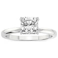 thumbnail image 1 of IGI Certified 3 Carat Cushion Shape Lab Grown Diamond Engagement Ring | 14K White Gold |Lyla Hidden Accents SolitaireLab Diamond Ring | FG-VS1-VS2 Quality Friendly Diamonds, 1 of 6