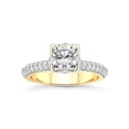 thumbnail image 1 of 3 Carat IGI Certified Cushion Shape Lab Grown Diamond Engagement Ring | 14K Yellow Gold | Eloa Secret Halo Lab Diamond Ring | FG-VS1-VS2 Quality Friendly Diamonds, 1 of 5