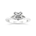 thumbnail image 1 of 3 Carat IGI Certified Heart Shape Lab Grown Diamond Engagement Ring | 14K White Gold | Cynthia Split Shank Lab Diamond Ring | FG-VS1-VS2 Quality Friendly Diamonds, 1 of 5