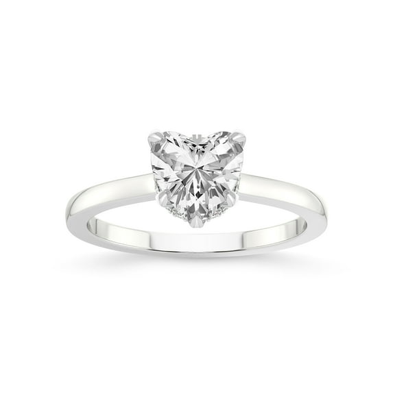3 Carat IGI Certified Heart Shape Lab Grown Diamond Engagement Ring | 14K White Gold | Mystic Secret Halo Lab Diamond Ring | FG-VS1-VS2 Quality Friendly Diamonds