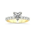 thumbnail image 1 of IGI Certified 3 Carat Heart Shape Lab Grown Diamond Engagement Ring | 14K Yellow Gold | Cassidy Entwined Prongs Lab Diamond Ring | FG-VS3-VS2 Quality Friendly Diamonds, 1 of 6