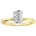 thumbnail image 1 of IGI Certified 3 Carat Oval Shape Lab Grown Diamond Engagement Ring | 14K White Gold |Lyla Hidden Accents SolitaireLab Diamond Ring | FG-VS1-VS2 Quality Friendly Diamonds, 1 of 6