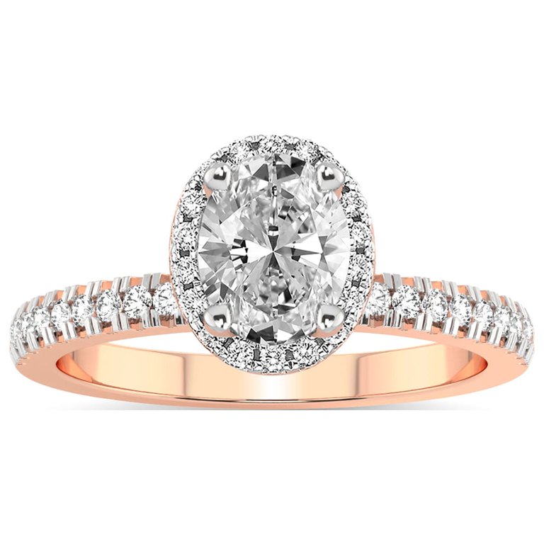 Elle Solitaire Lab Diamond Engagement Ring