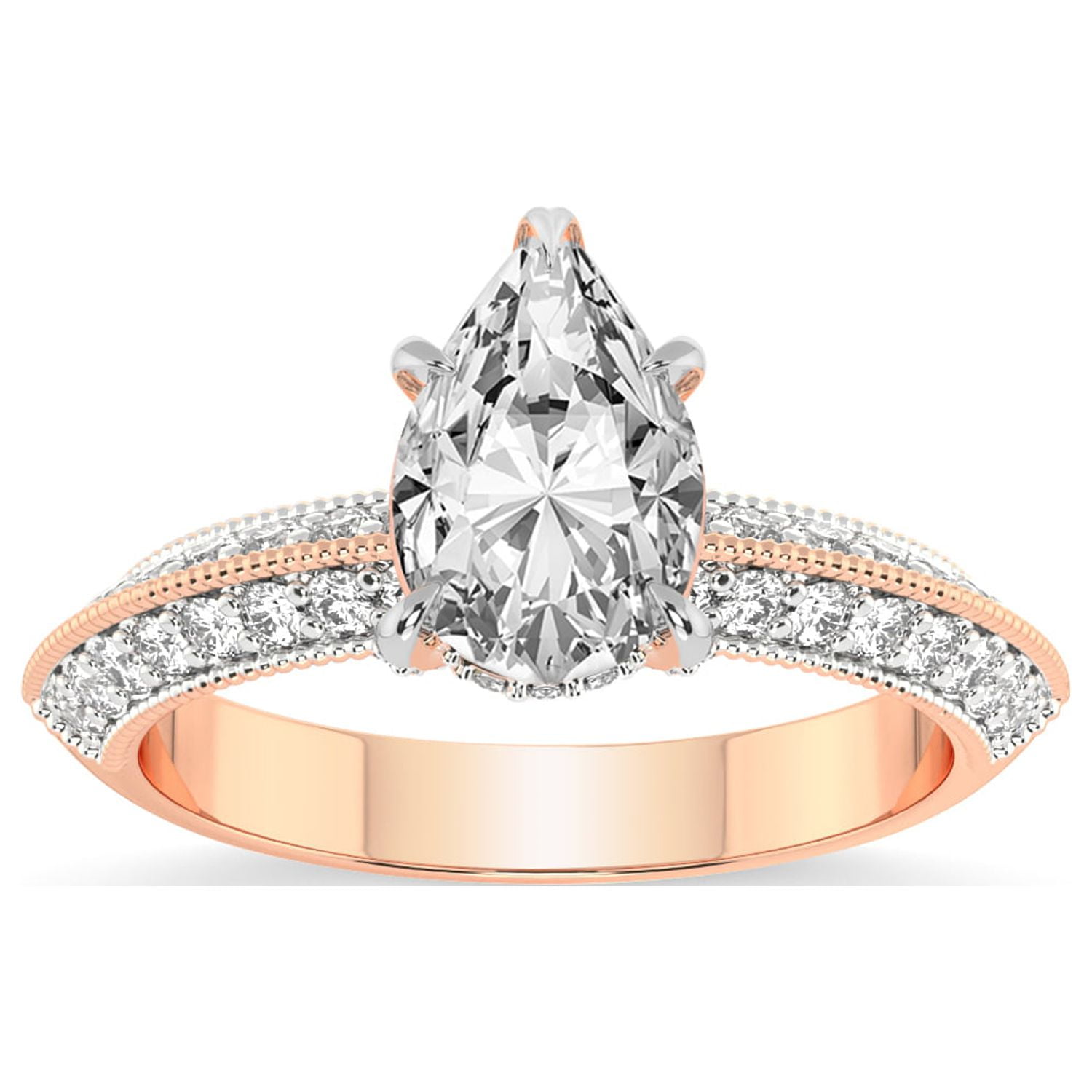 Lawrence Signature Engagement Ring 143-4000228 - Lawrence Diamond Jewelers