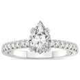 thumbnail image 1 of 3 Carat IGI Certified Pear Shape Lab Grown Diamond Engagement Ring | 14K White Gold | Serena Eternity Lab Diamond Ring | FG-VS1-VS2 Quality Friendly Diamonds, 1 of 1