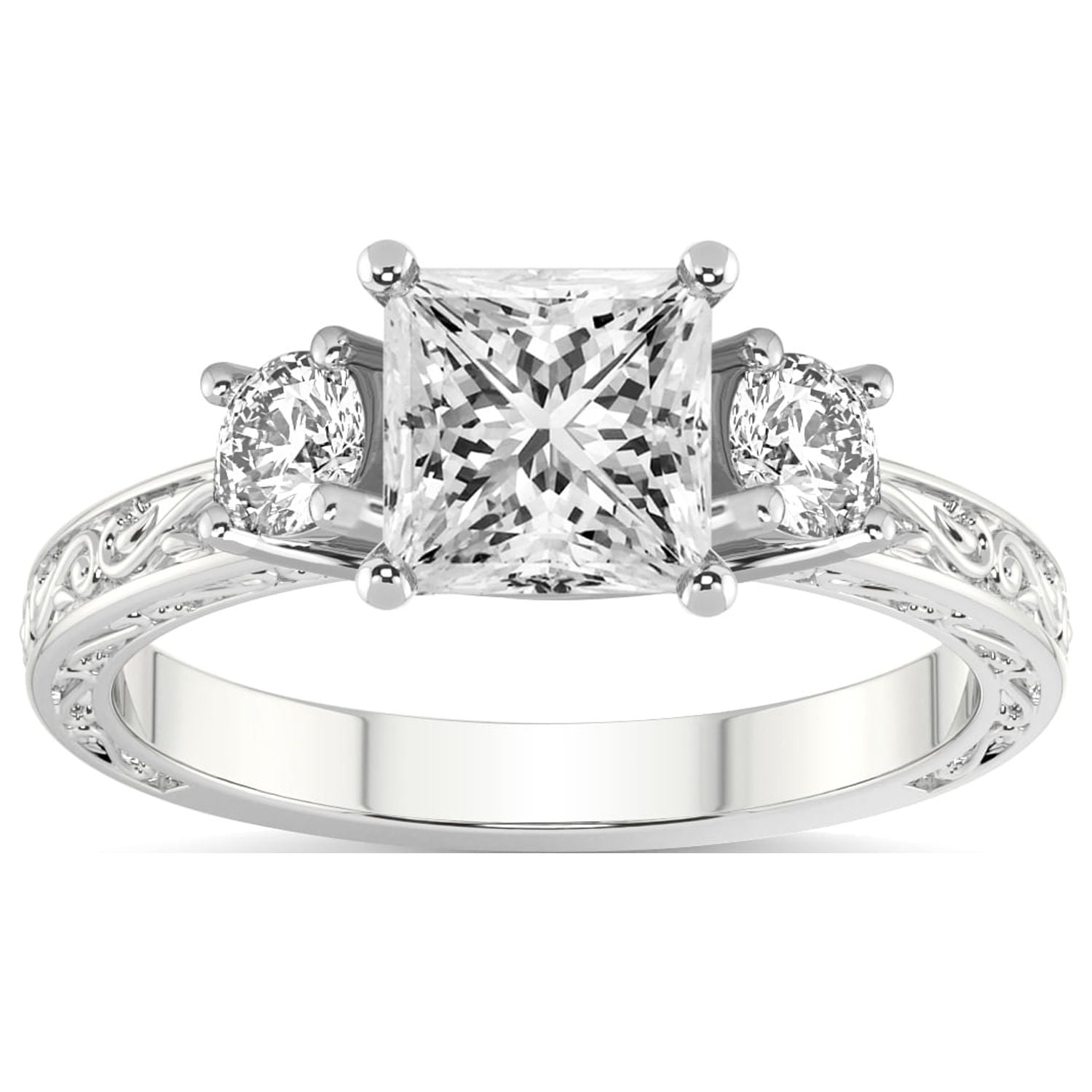 Valencia princess cut engagement ring discount