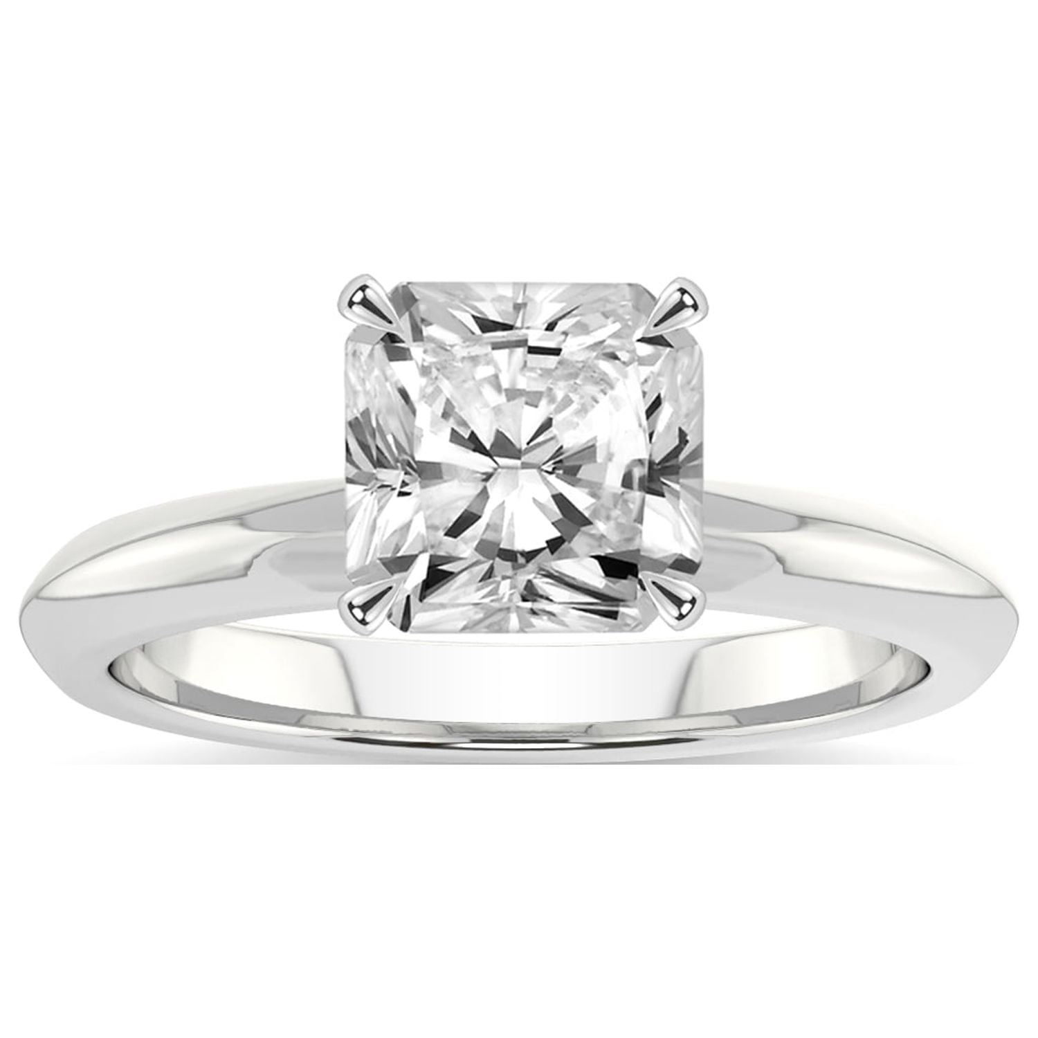 3 Carat IGI Certified Radiant Shape Lab Grown Diamond Engagement Ring