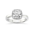thumbnail image 1 of 3 Carat IGI Certified Radiant Shape Lab Grown Diamond Engagement Ring | 14K White Gold | Anna Hidden Accents Halo Lab Diamond Ring | FG-VS1-VS2 Quality Friendly Diamonds, 1 of 5