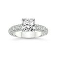 thumbnail image 1 of 3 Carat IGI Certified Radiant Shape Lab Grown Diamond Engagement Ring | 14K White Gold | Casimer Secret Halo Lab Diamond Ring | FG-VS1-VS2 Quality Friendly Diamonds, 1 of 1