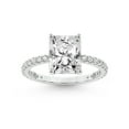 thumbnail image 1 of 3 Carat IGI Certified Radiant Shape Lab Grown Diamond Engagement Ring | 14K White Gold | Emily Eternity Lab Diamond Ring | FG-VS1-VS2 Quality Friendly Diamonds, 1 of 5