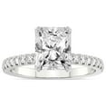 thumbnail image 1 of 3 Carat IGI Certified Radiant Shape Lab Grown Diamond Engagement Ring | 14K White Gold | Serena Eternity Lab Diamond Ring | FG-VS1-VS2 Quality Friendly Diamonds, 1 of 5