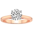 thumbnail image 1 of IGI Certified 3 Carat Round Shape Lab Grown Diamond Engagement Ring | 14K Rose Gold | Siran Secret Halo Lab Diamond Ring | FG-VS1-VS2 Quality Friendly Diamonds, 1 of 7