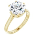 thumbnail image 1 of 3 Carat Lab Diamond Engagement Ring Round Solitaire, 1 of 5