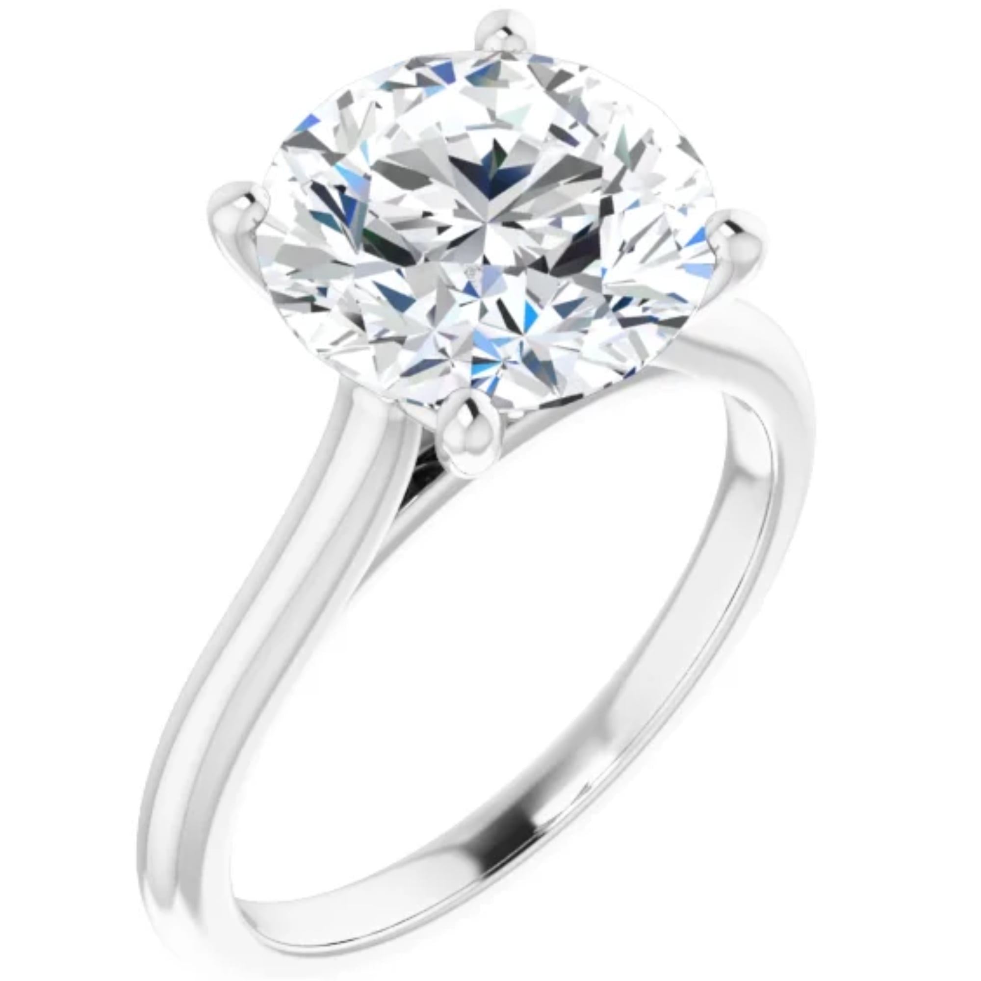ISANORA 3 Carat Lab Grown Diamond Engagement Ring Round Cut