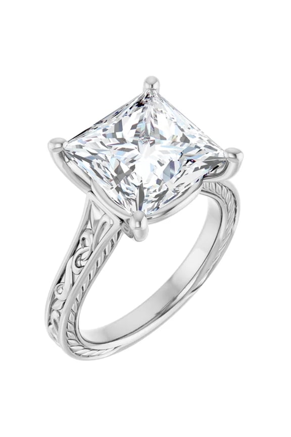 3 Carat Lab Grown Diamond Engagement Ring
