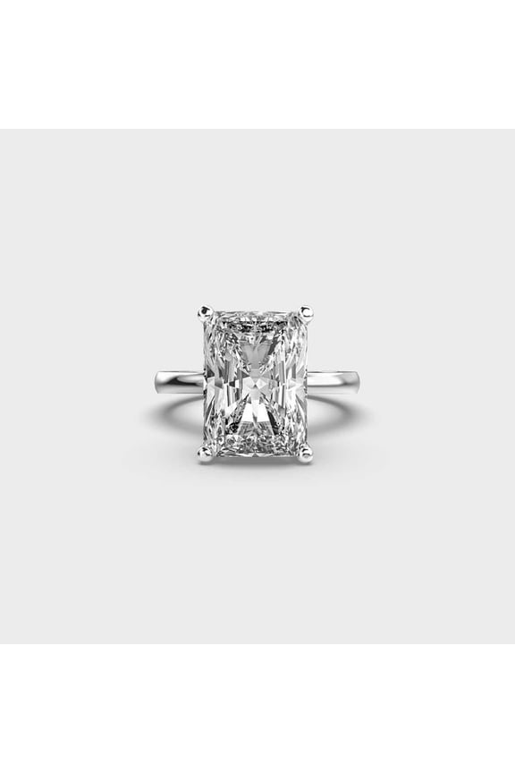 3 Carat Latest IGI Certified Lab Grown Diamond Wedding Ring for Ladies Solid 10K White Gold | Solitaire Diamond Engagement Rings | Size 5 by Diamond-Capitals