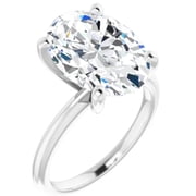 3 Carat Oval Lab Grown Diamond Engagement Ring