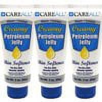 3 CareALL Creamy Petroleum Jelly, Skin Softner For Dry Skin With Vitamin E 3 oz.Each (Actuall packaging may differ)