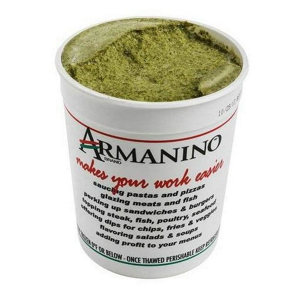 (3 Case) Armanino Original Ligurian Basil Frozen Pesto Sauce, 3 oz.