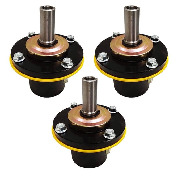 (3) Cast Iron Spindle Assembly Fits Wright Stander 48" 52" 61" Deck 71460022