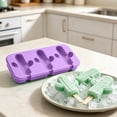 thumbnail image 1 of 3-Cavity Popsicle Mold, Cactus Silicone Ice Cream Mold with Lid, Reusable Ice Pop Maker with Sticks, Easy Release Mold, Non-Stick Easy Release Mold for Summer Parties & Home Use 7.6×4.24 in,Purple, 1 of 6